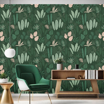 Lush Green Retreat Wallpaper