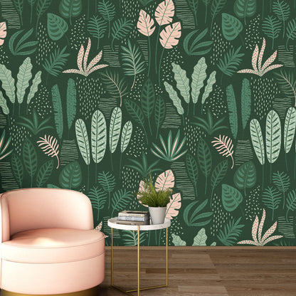 Lush Green Retreat Wallpaper