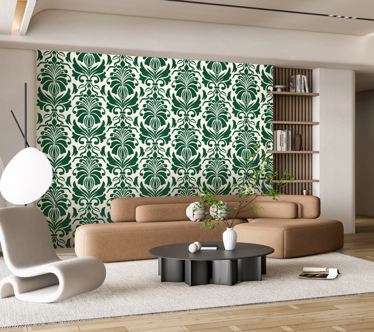 Evergreen Elegance Wallpaper