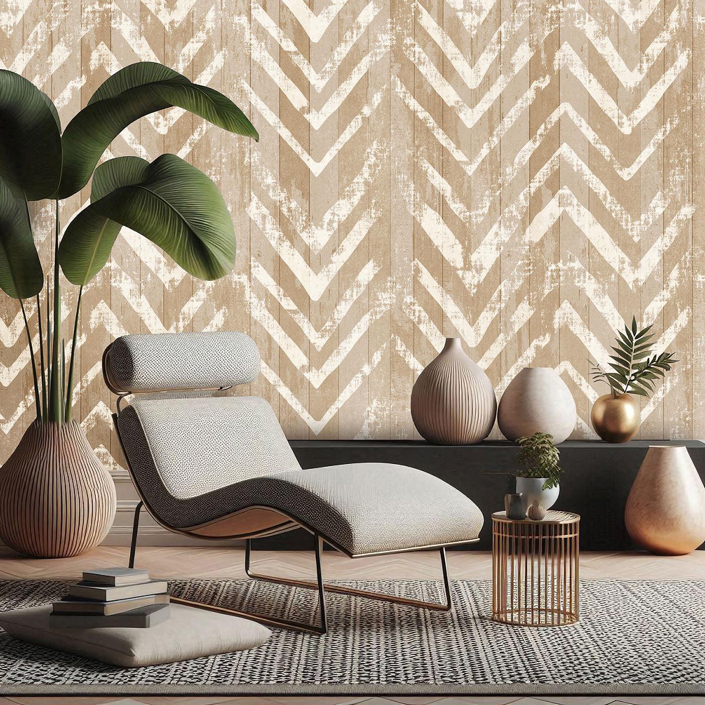 Rustic Geometry Wallpaper