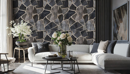 Artful Stone Textures Wallpaper