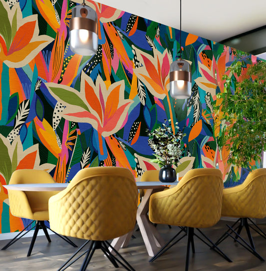 Into the Tropics – Luxury Tropical Botanical Wallpaper Mural
