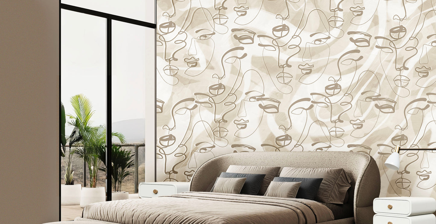 Modern Expressionism Wallpaper