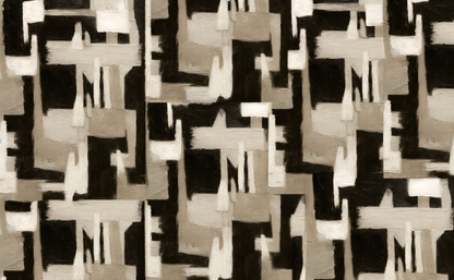 Abstract Geometry Wallpaper – Soft Taupe Neutral