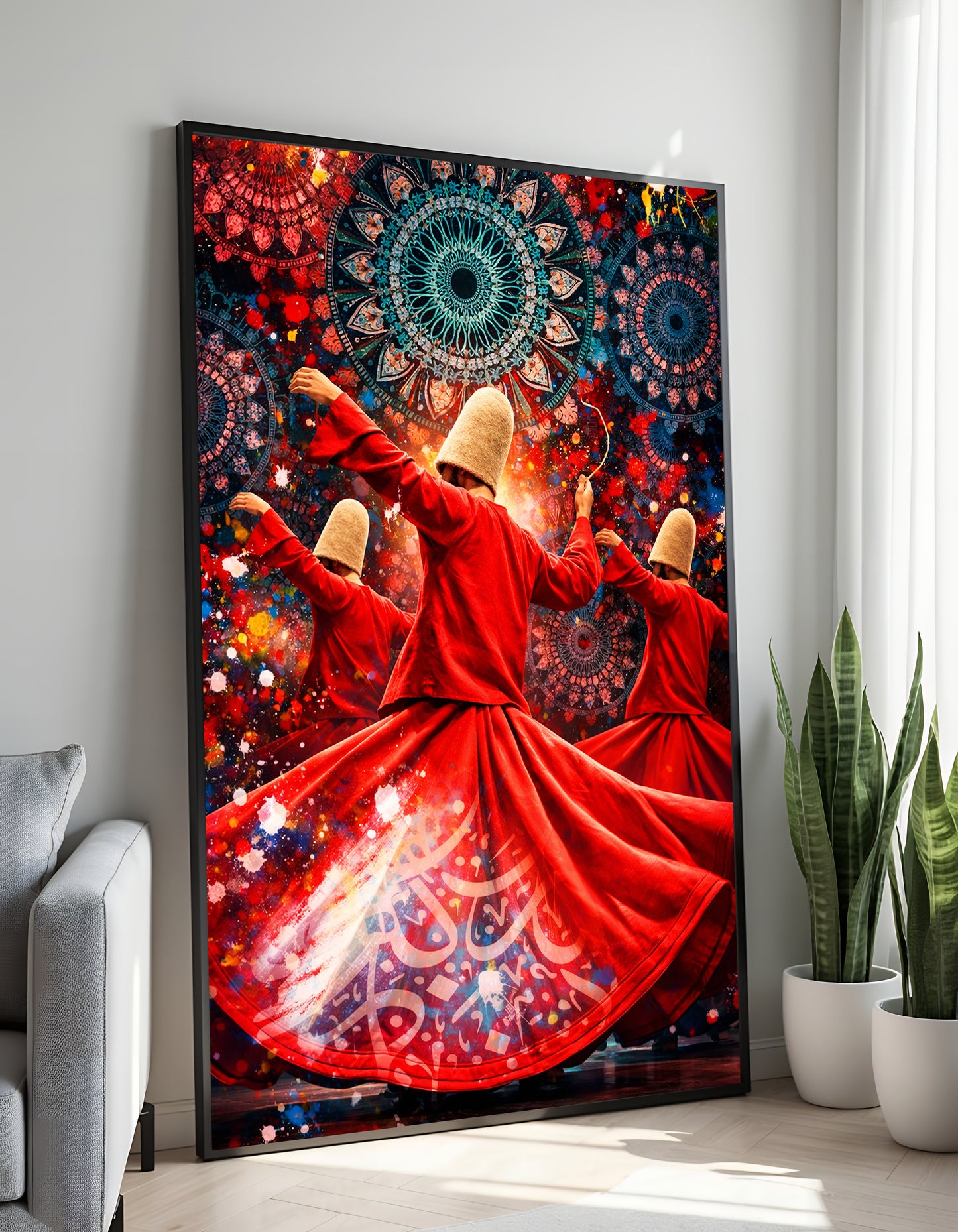 Turkish Sufi Whirling Dervish Dance Wall Art