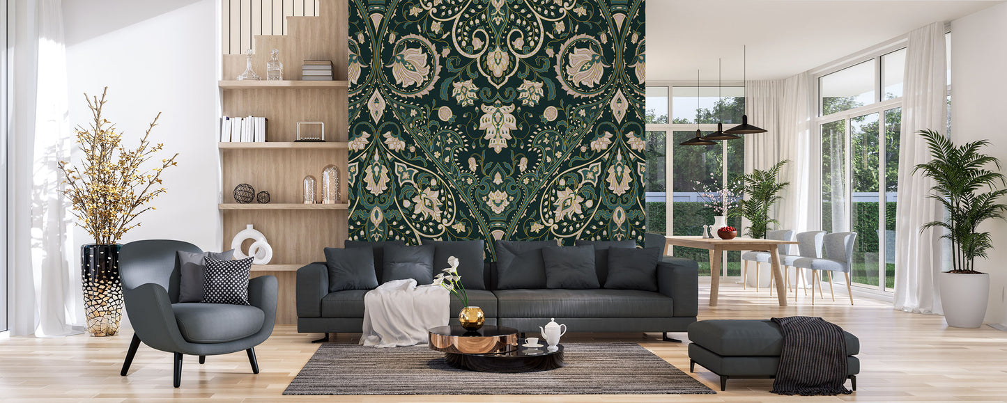 Old-World Glamour Wallpaper