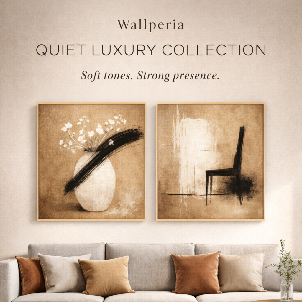 Architectural Silence Set of 2 Printable | Neutral Abstract Wall Art | Minimal Modern Decor