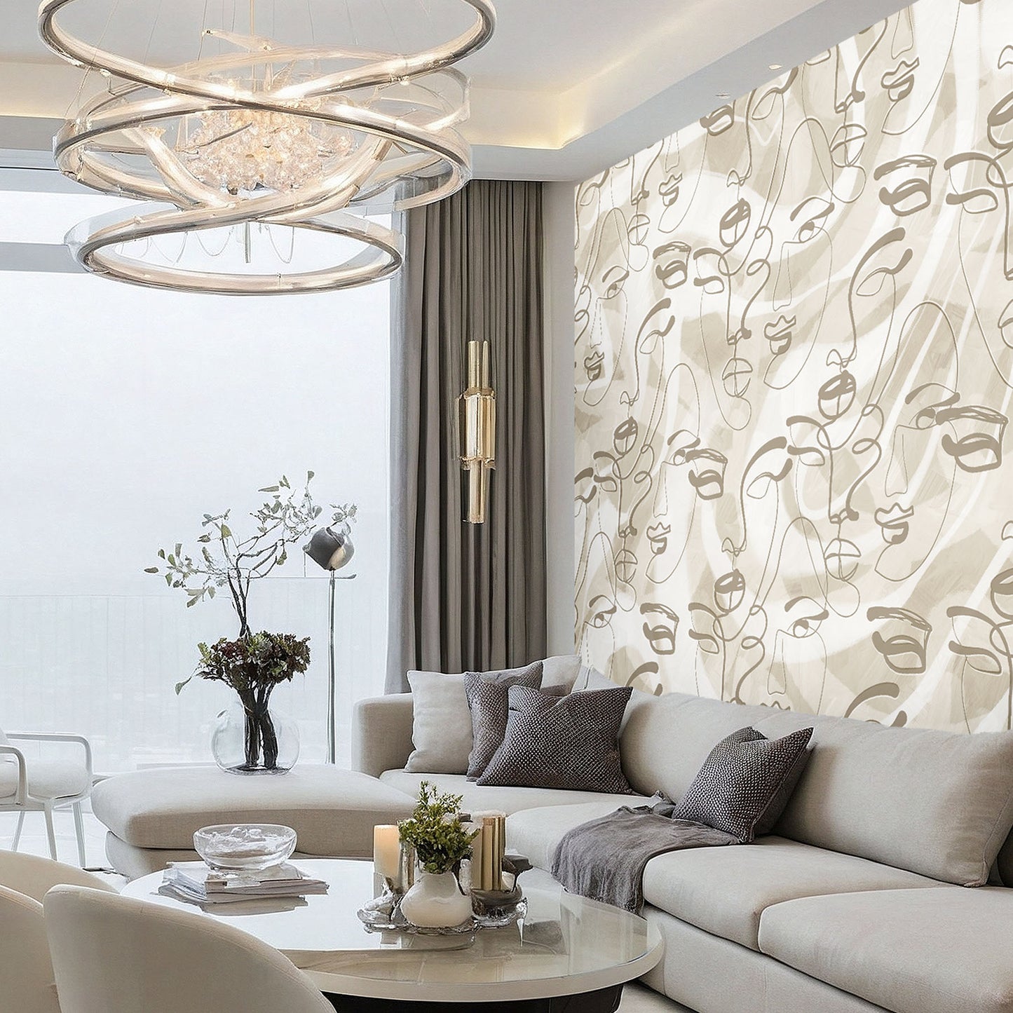 Modern Expressionism Wallpaper