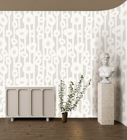 Minimal Muted Botanica Wallpaper