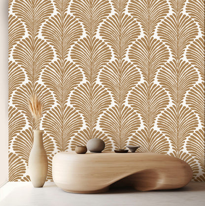 Aesthetic Boho Leaves Wallpaper