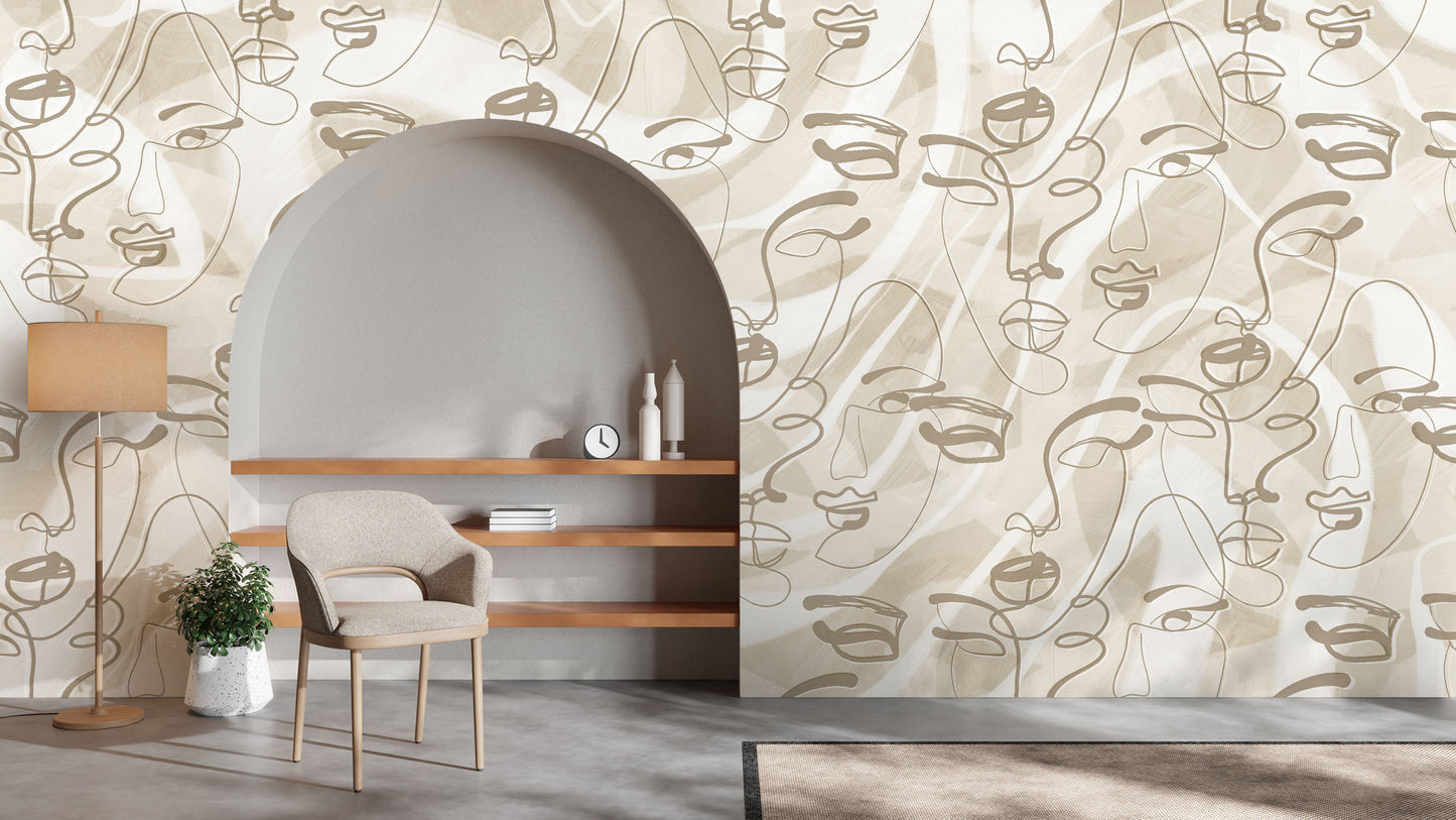 Modern Expressionism Wallpaper