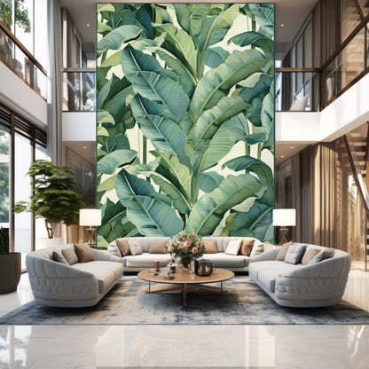 Verdant Vibes Minimal Modern Wallpaper