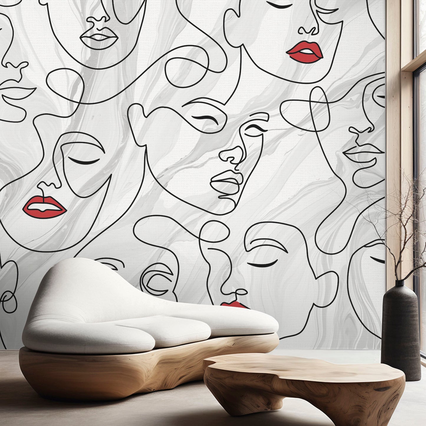 Faces of Modern Art Wallpaper