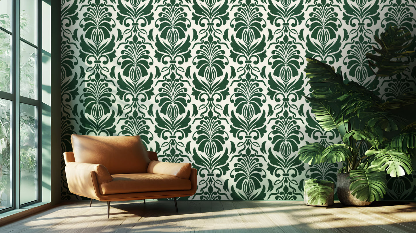 Evergreen Elegance Wallpaper