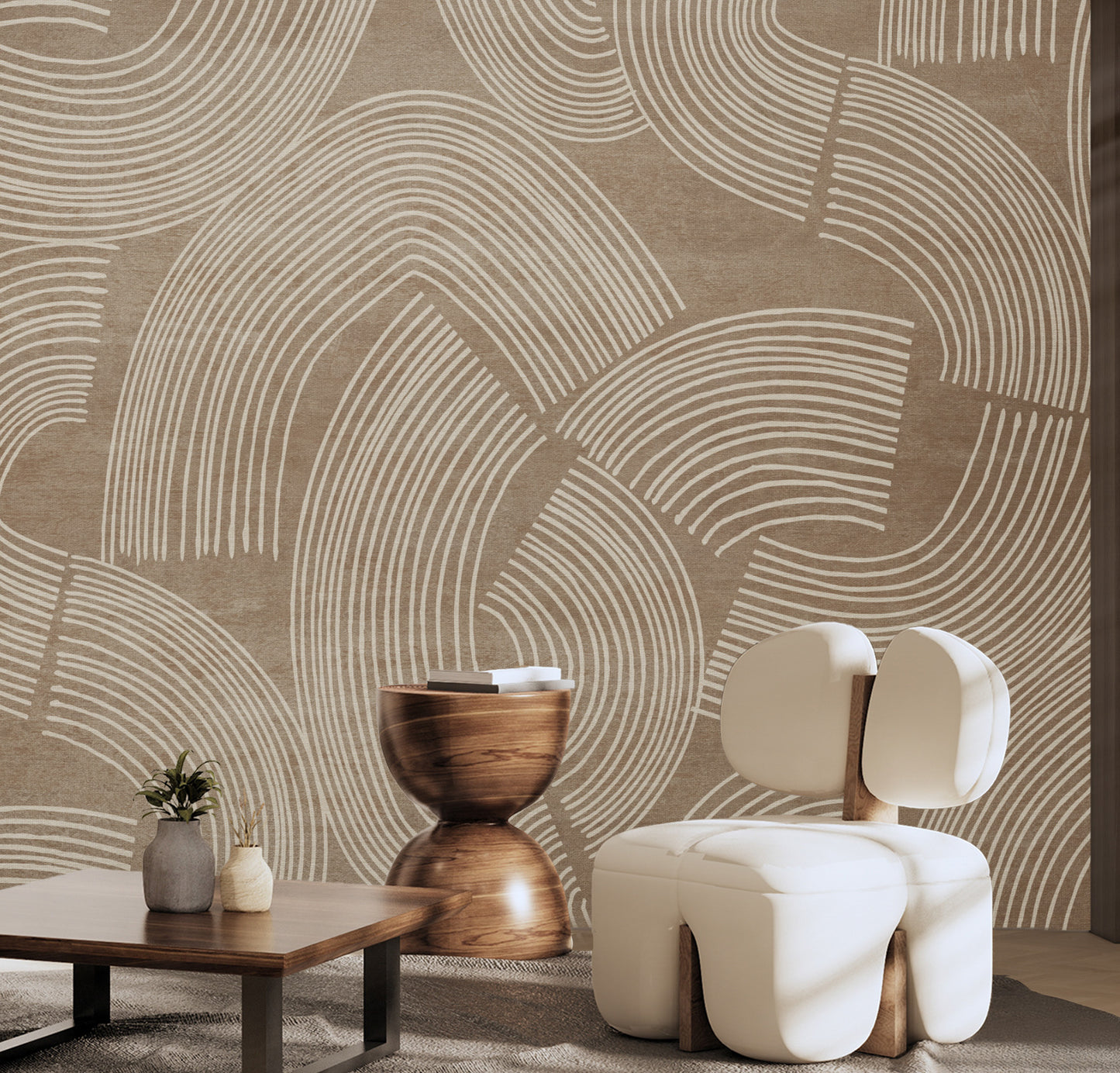 Abstract Contours Wallpaper