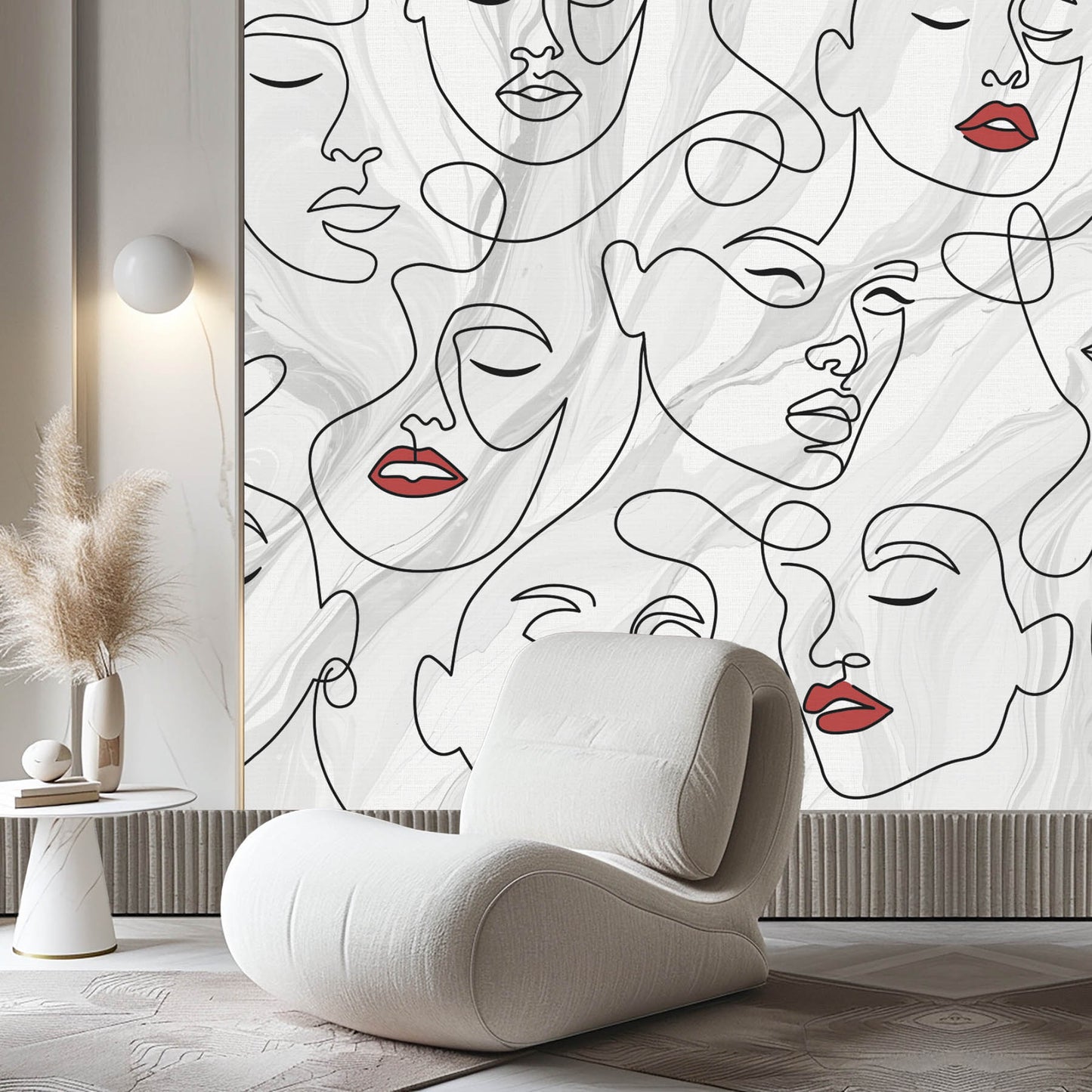 Faces of Modern Art Wallpaper