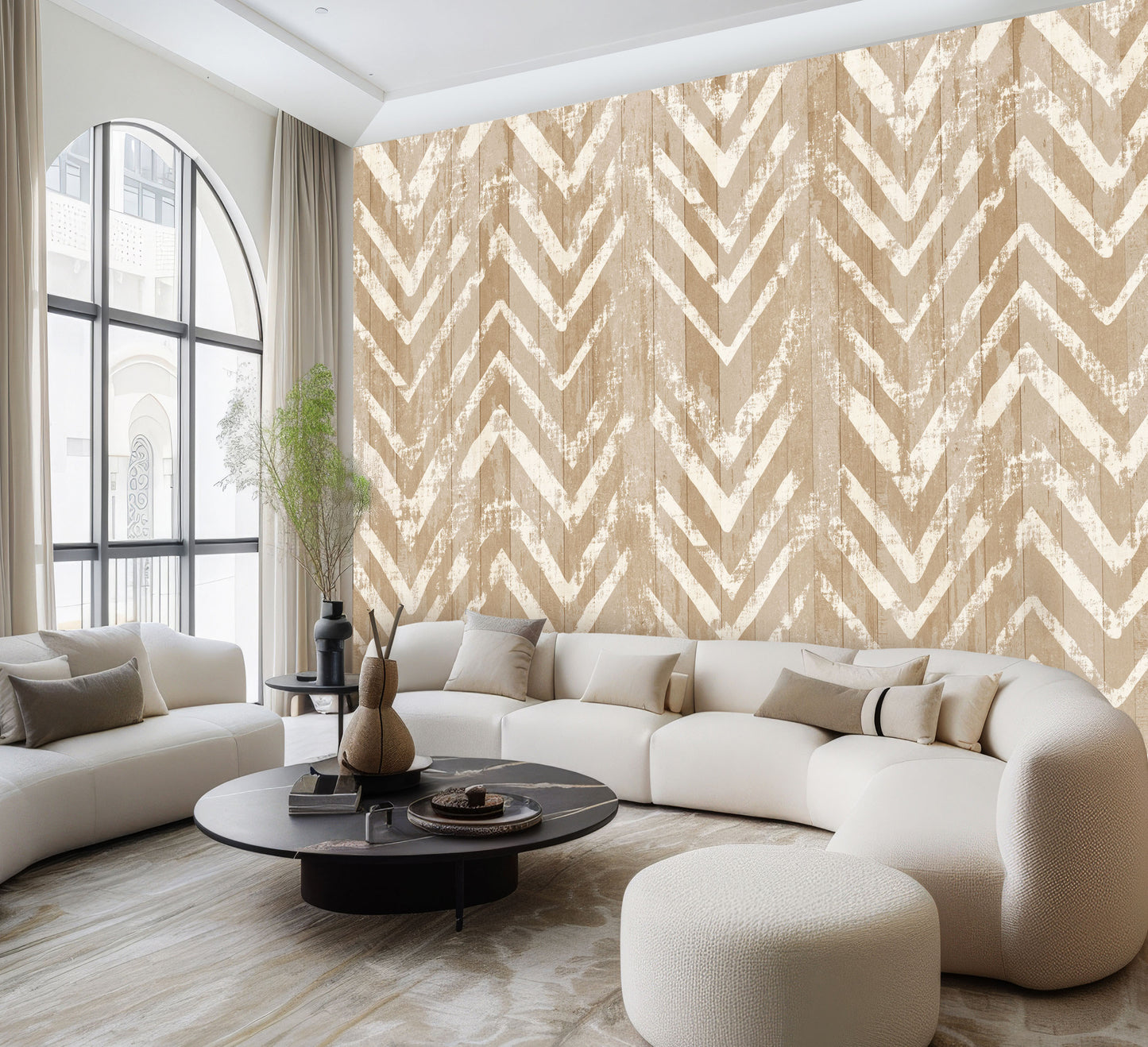 Rustic Geometry Wallpaper
