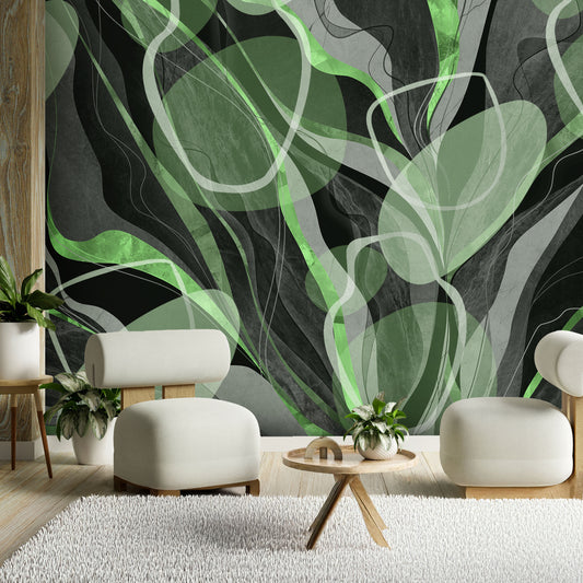 Pebbles & Petals Wallpaper