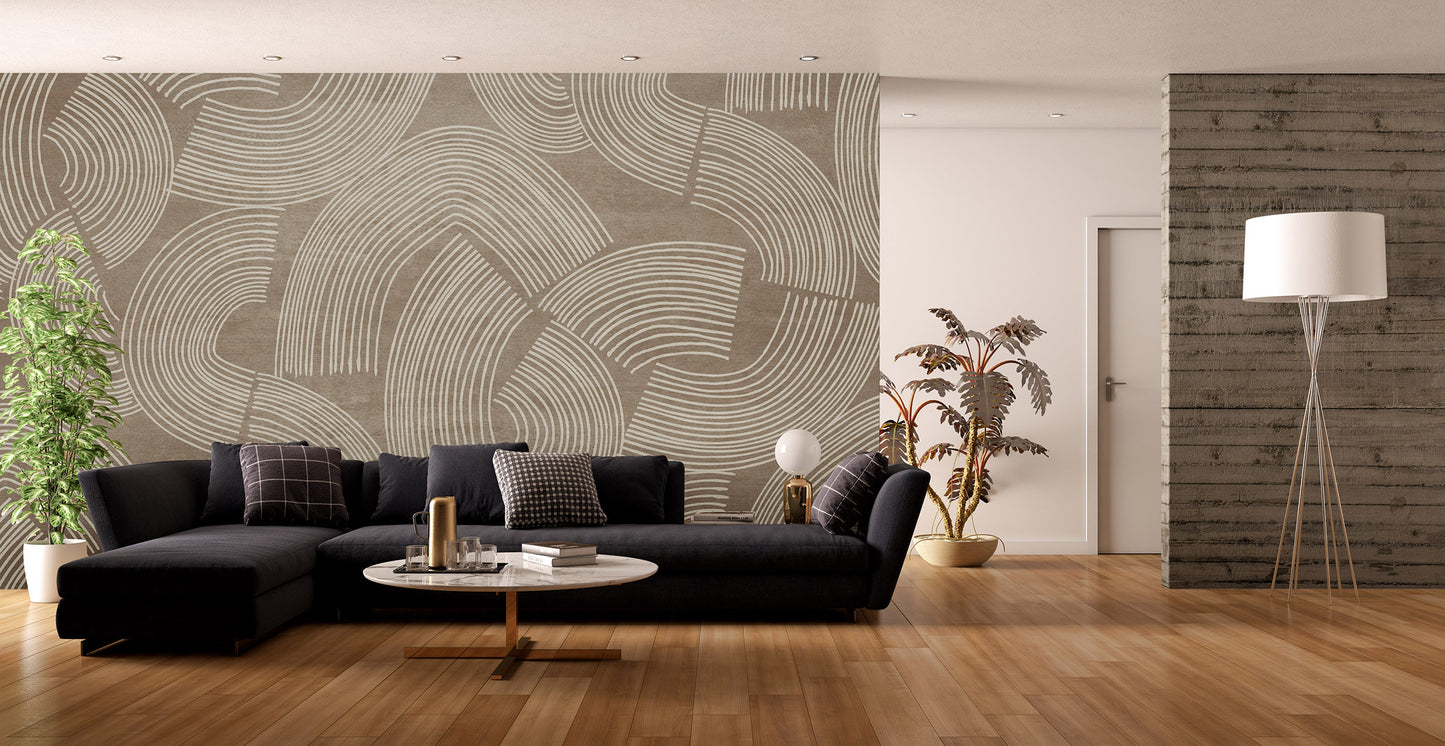 Abstract Contours Wallpaper
