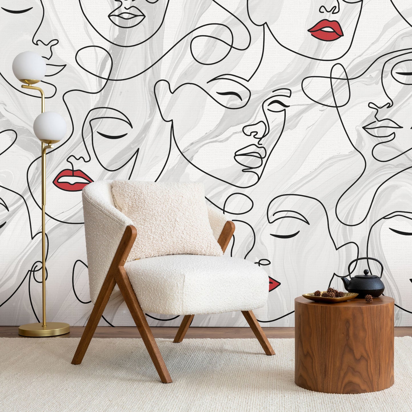 Faces of Modern Art Wallpaper