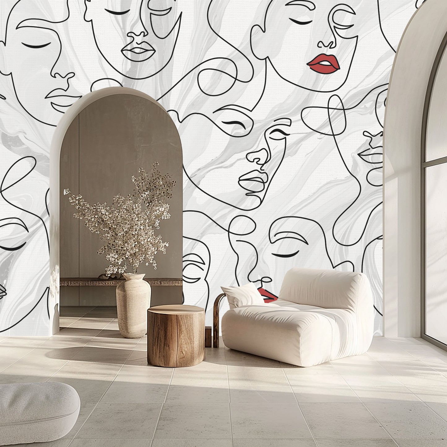 Faces of Modern Art Wallpaper