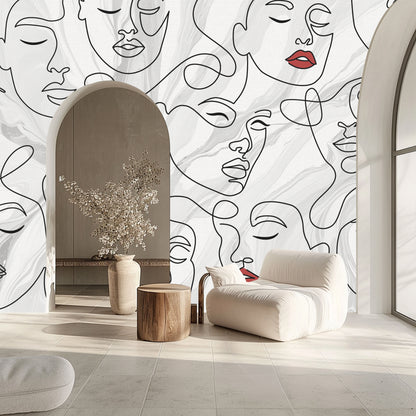 Faces of Modern Art Wallpaper