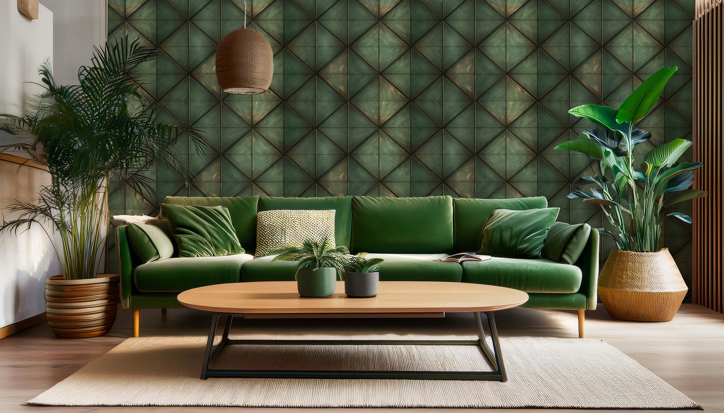 Geometric Glamour Wallpaper