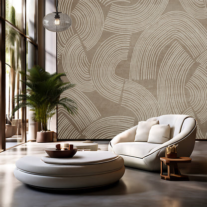Abstract Contours Wallpaper