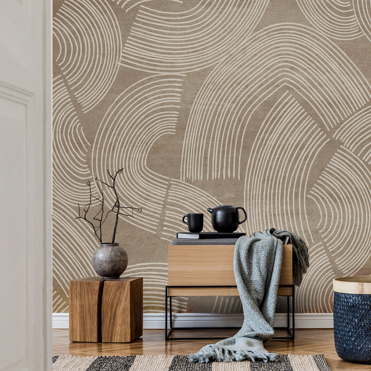 Abstract Contours Wallpaper