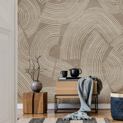 Abstract Contours Wallpaper