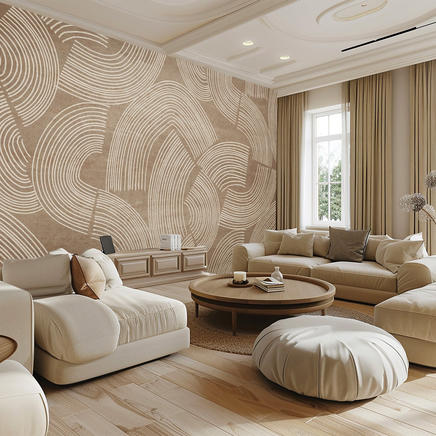 Abstract Contours Wallpaper