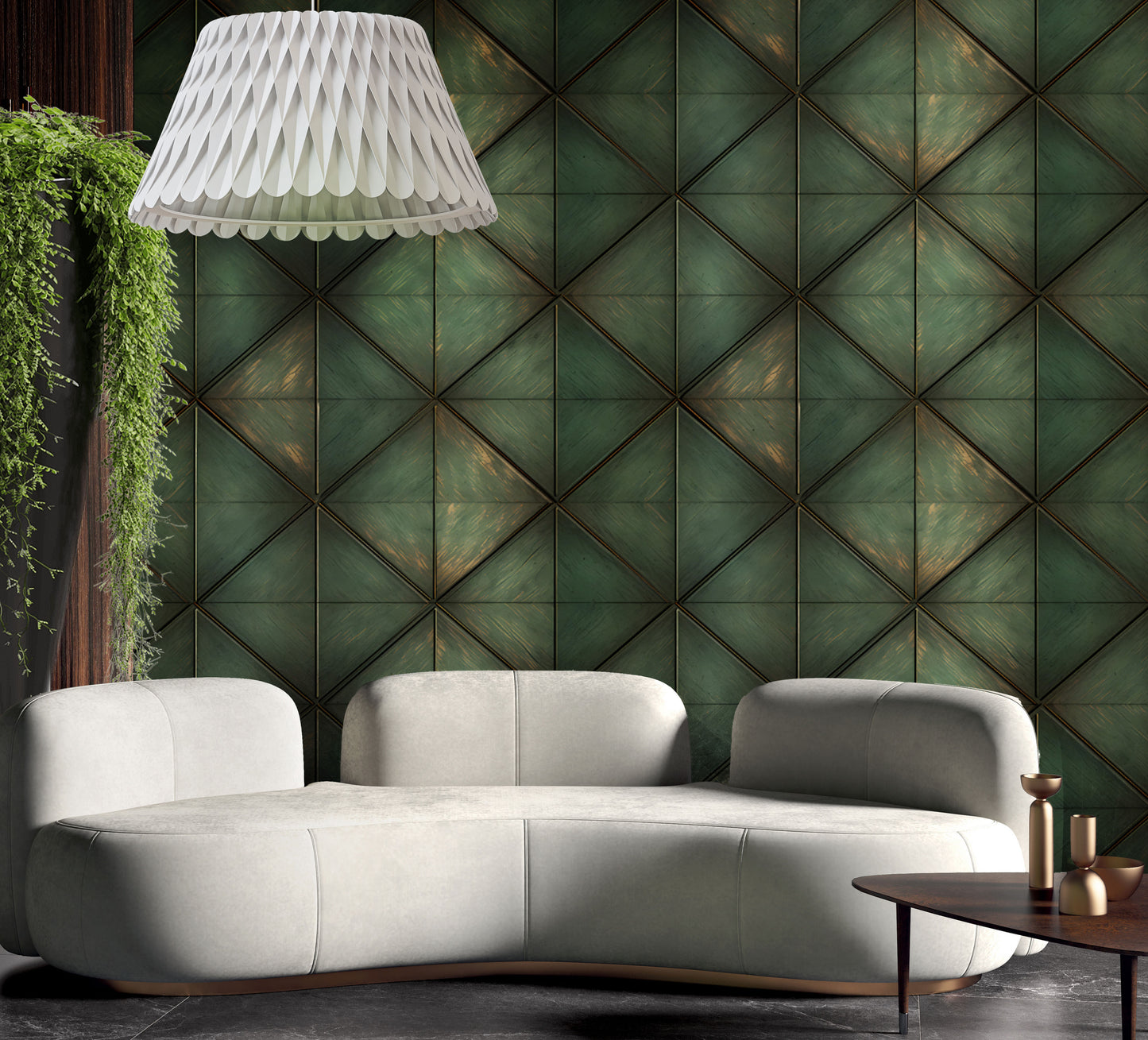 Geometric Glamour Wallpaper