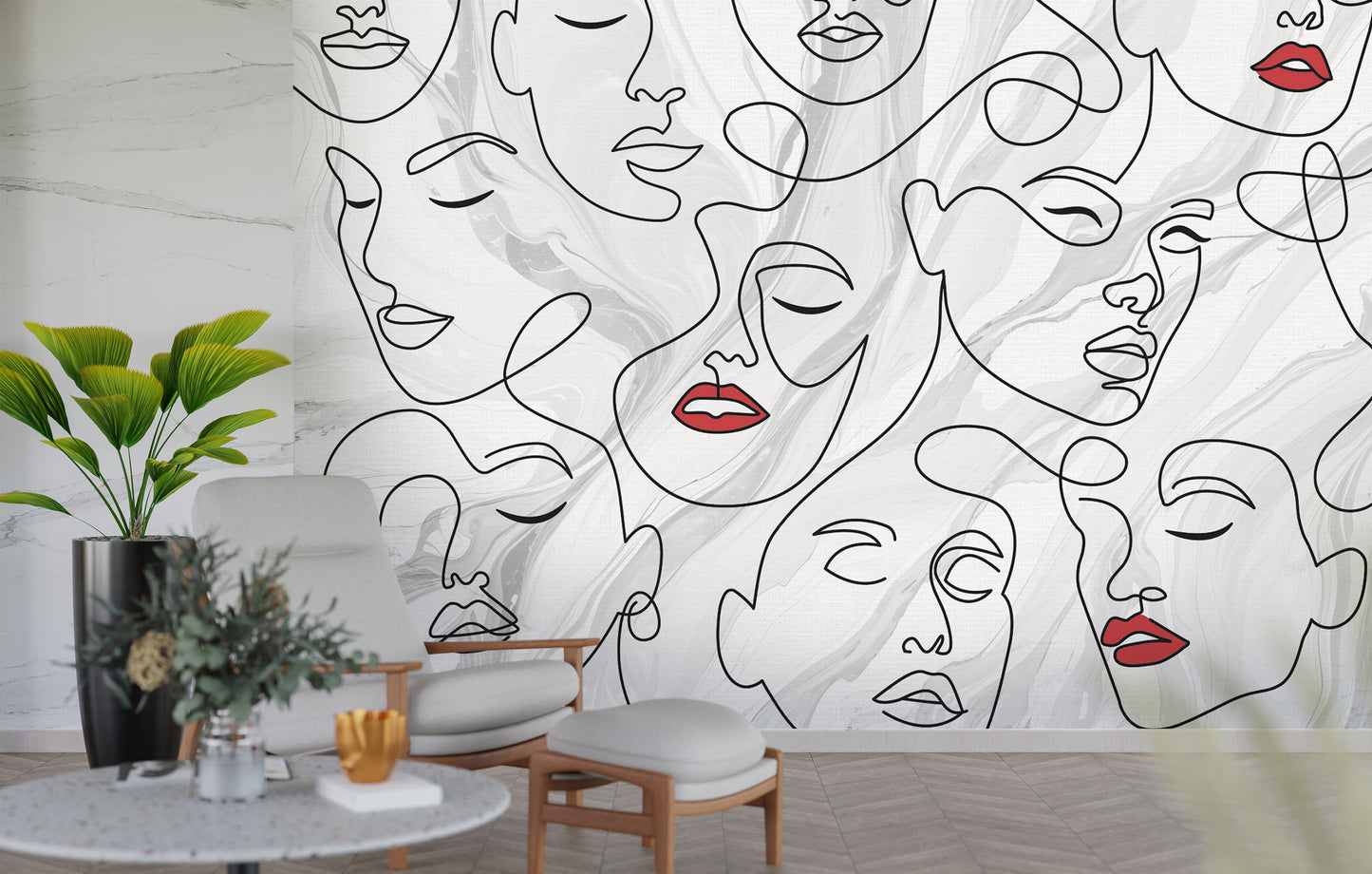 Faces of Modern Art Wallpaper