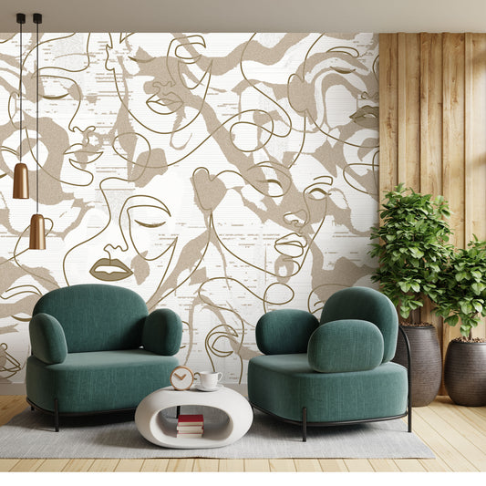 Modern Silhouettes Wallpaper