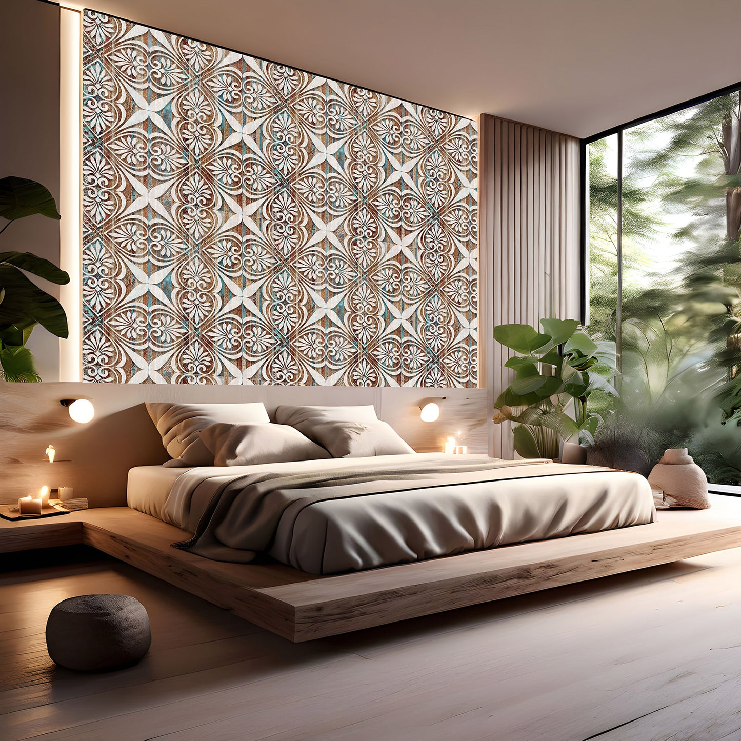 Rustic Meets Elegance Wallpaper