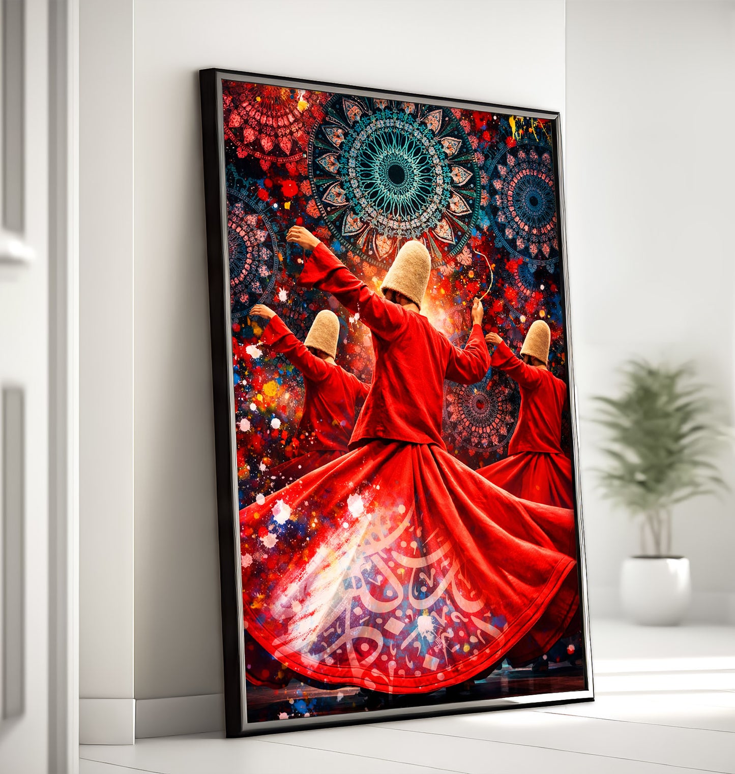 Turkish Sufi Whirling Dervish Dance Wall Art