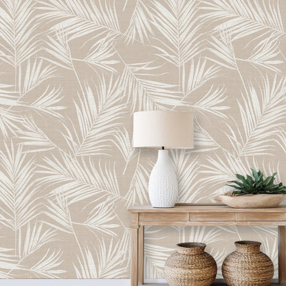 Calm & Cozy Leaf Wallpaper