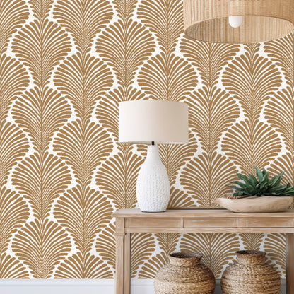 Aesthetic Boho Leaves Wallpaper