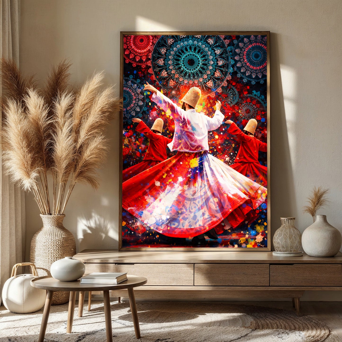 Turkish Sufi Whirling Dervish Dance Wall Art