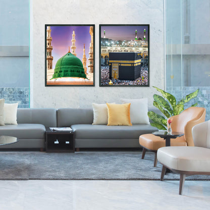 Masjid a-Nabawi and The Kaaba Canvas
