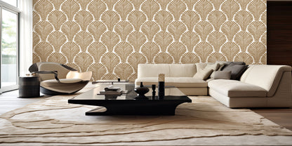 Aesthetic Boho Leaves Wallpaper