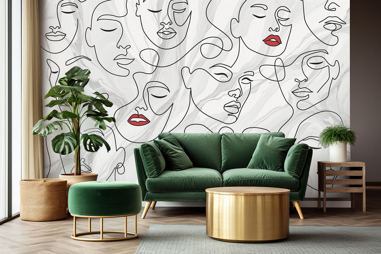 Faces of Modern Art Wallpaper