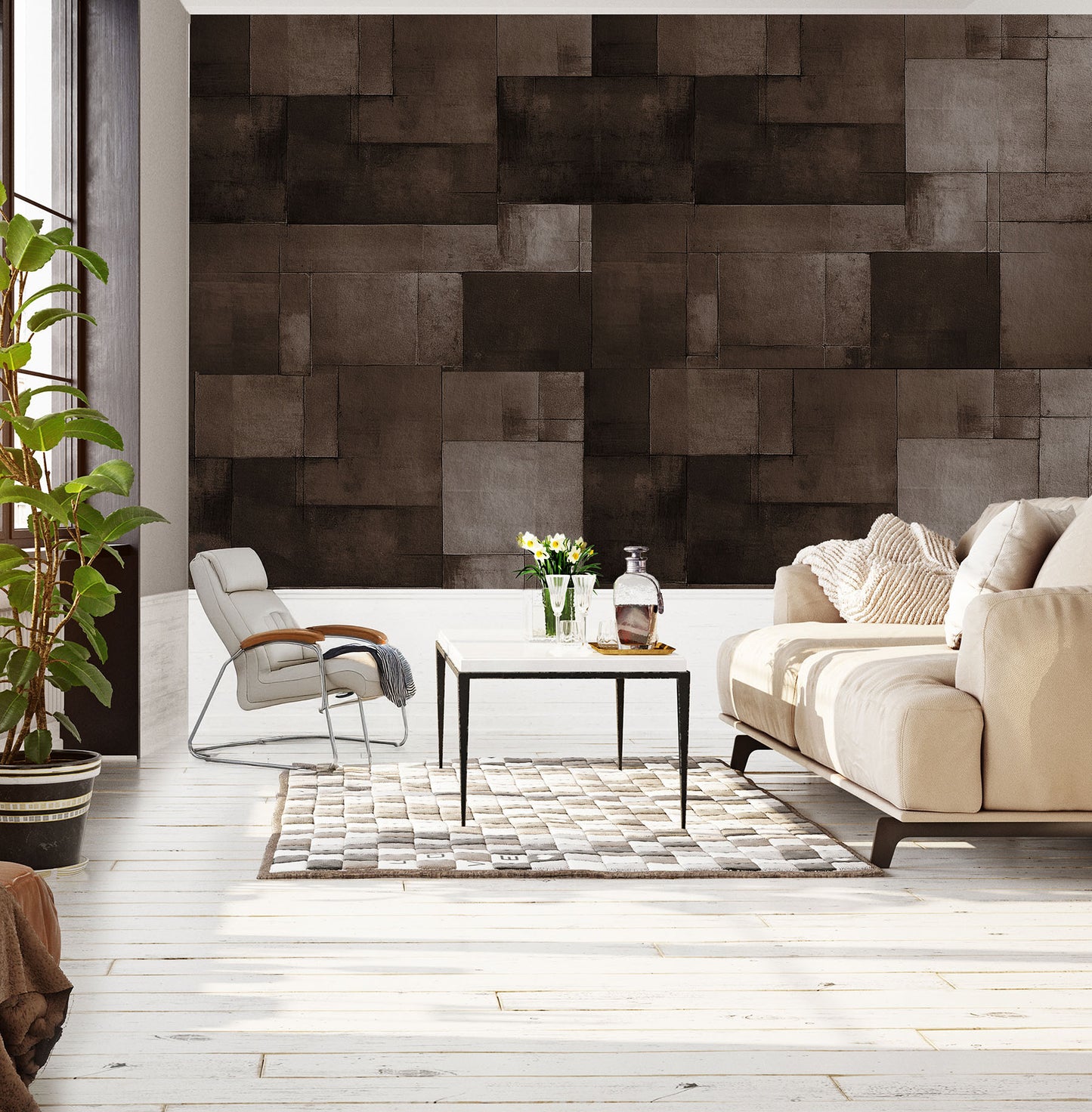 Vintage Brick Wallpaper