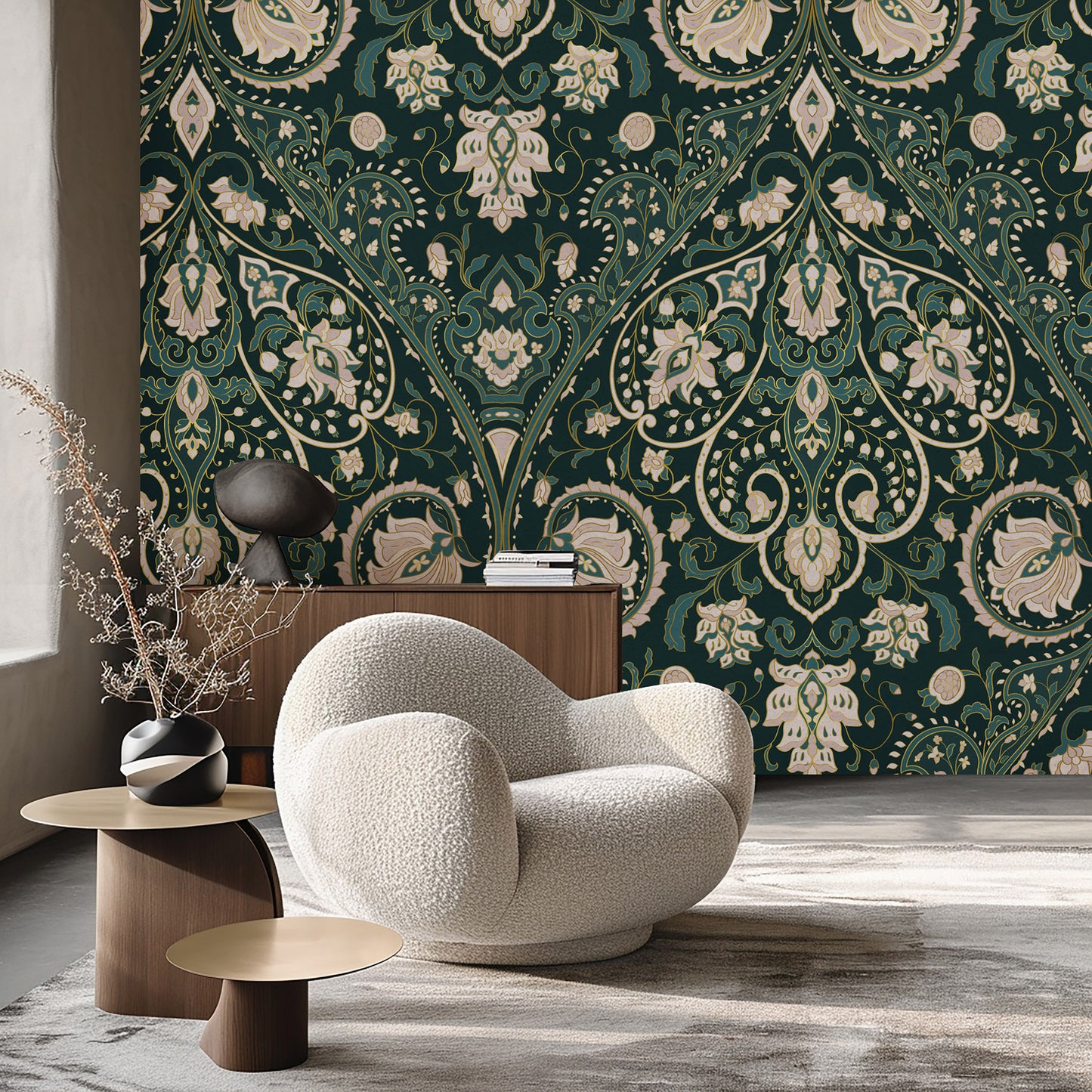 Old-World Glamour Wallpaper