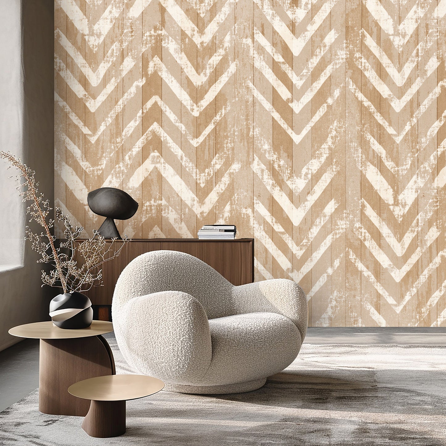 Rustic Geometry Wallpaper