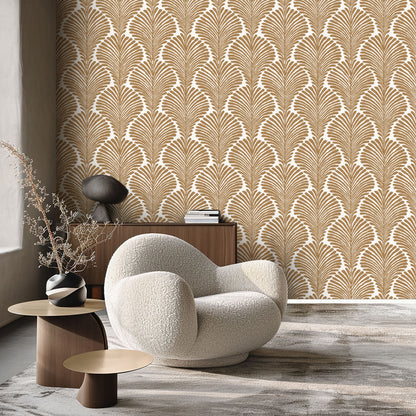 Aesthetic Boho Leaves Wallpaper