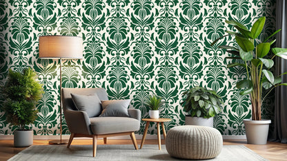 Evergreen Elegance Wallpaper