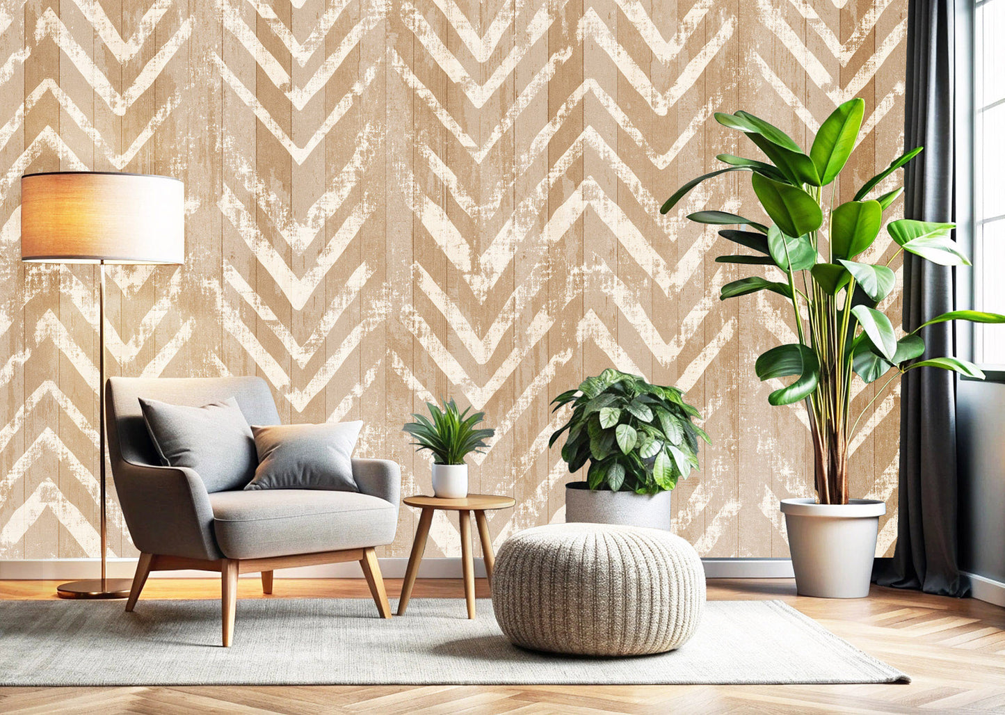 Rustic Geometry Wallpaper