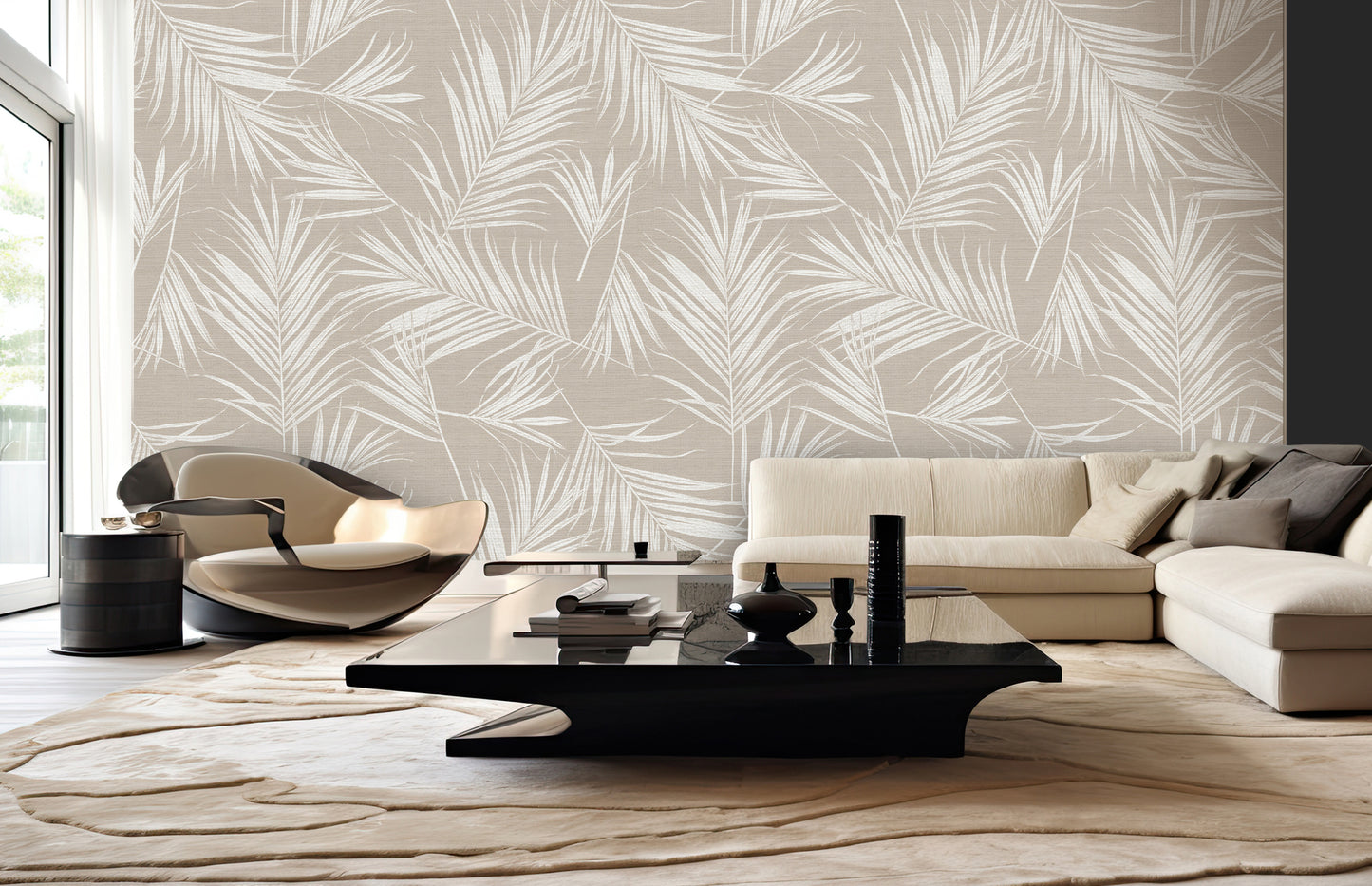 Calm & Cozy Leaf Wallpaper