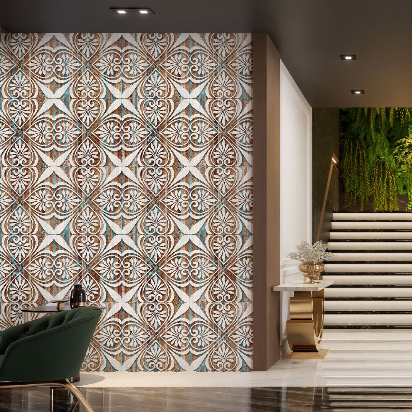 Rustic Meets Elegance Wallpaper